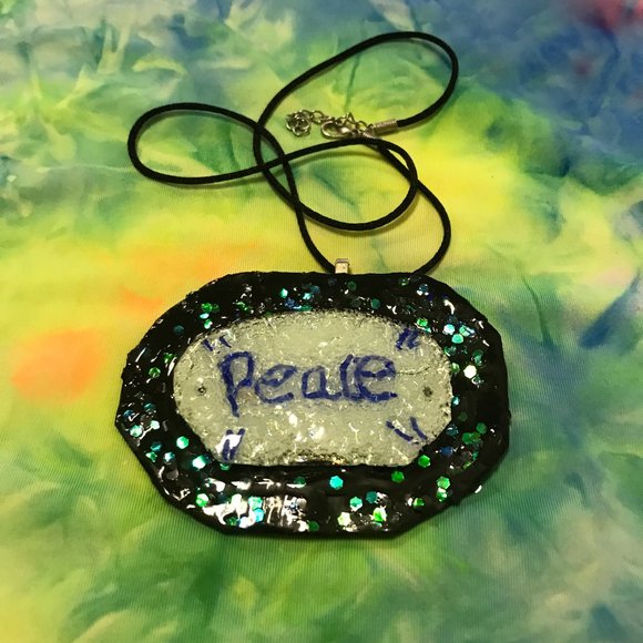 Reversible Exclusive Rare Unique Vintage One of a KInd Handmade Necklace - Picture 5 of 16